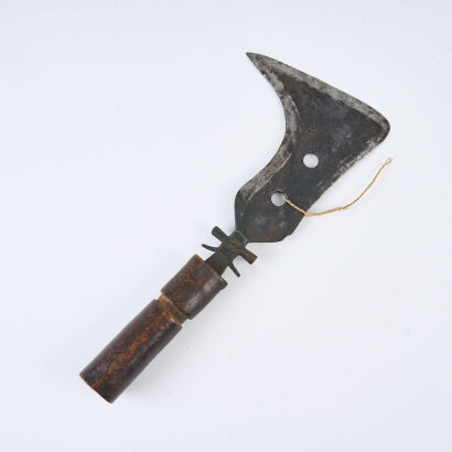 A 19th Century Democratic Republic of Congo Mangbetu Sickle Knife