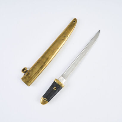 A High Status Japanese Lady's Aikuchi Tanto by Masanaga, c1650