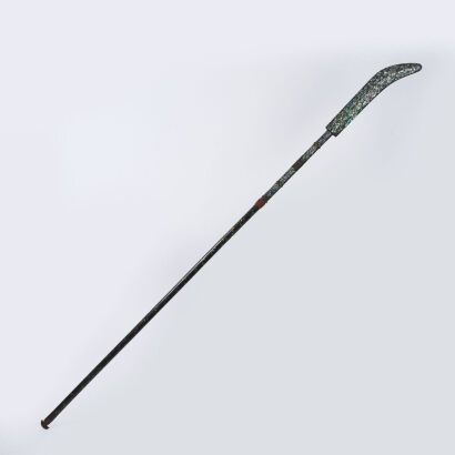 An Edo Period Naginata Koshirae With Awabi Shell, c1800