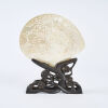 An Antique Chinese Qing Period Canton Carved Pearl Shell, c1860 - 2