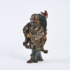 A Meiji Period Carved Wood And Lacquered Sage Okimono Figure, c1880