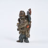 A Meiji Period Carved Wood And Lacquered Sage Okimono Figure, c1880 - 2