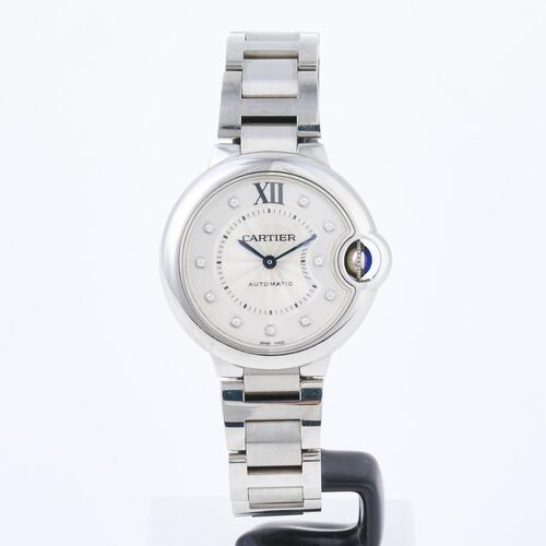 Cartier, 33mm Stainless Steel, Ballon Bleu Ladies Wristwatch