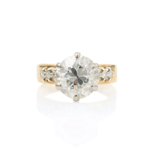 18ct Yellow Gold, 2.34ct Solitaire Diamond Ring