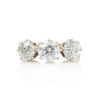 18ct Yellow Gold and Platinum, Estate, 3.52ct Three Stone Diamond Ring