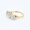 18ct Yellow Gold and Platinum, Estate, 3.52ct Three Stone Diamond Ring - 2