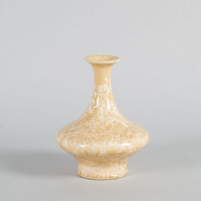 A Chinese Crystalline Flambe-Glaze Vase (Jingdezhen Zhi Mark)