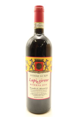 (1) 2010 Podere Le Ripi 'Lupi e Sirene' Riserva, Brunello di Montalcino DOCG