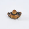 An Edo Period Boxwood Netsuke Bunbuku Tea-Kettle, c1840 - 2