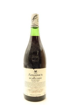 (1) 1977 Angove's Burgundy Shiraz - Malbec, South Australia