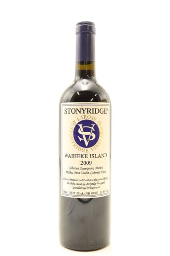 (1) 2009 Stonyridge Vineyard Larose, Waiheke Island