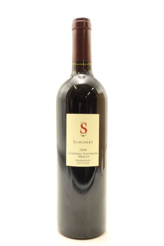 (1) 2006 Schubert Cabernet Sauvignon - Merlot, Wairarapa