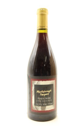 (1) 1998 Martinborough Vineyard Reserve Pinot Noir, Martinborough