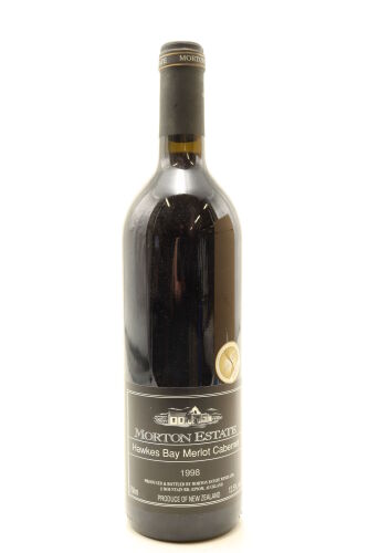 (1) 1998 Morton Estate Black Label Merlot - Cabernet Sauvignon, Hawke's Bay