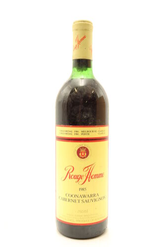 (1) 1985 Rouge Homme Cabernet Sauvignon, Coonawarra