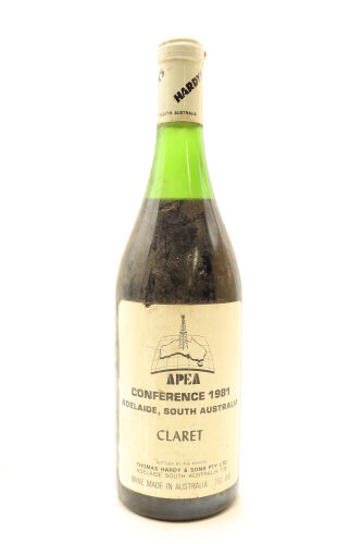 (1) 1981 Hardy's APEA Conference Claret, South Australia