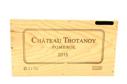 (2) 2015 Chateau Trotanoy, Pomerol [JR17.5] [WE96] [WS96] [RP97] (OWC)