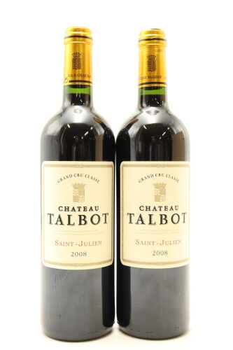 (2) 2008 Chateau Talbot, Saint-Julien [WE93]