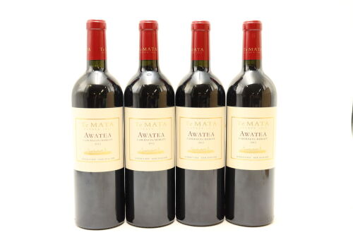 (4) 2012 Te Mata Estate Awatea Cabernets Merlot, Hawke's Bay