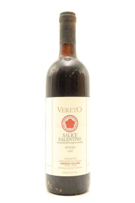 (1) 1997 Agricole Vallone Vereto Salice Salentino Rosso, Puglia