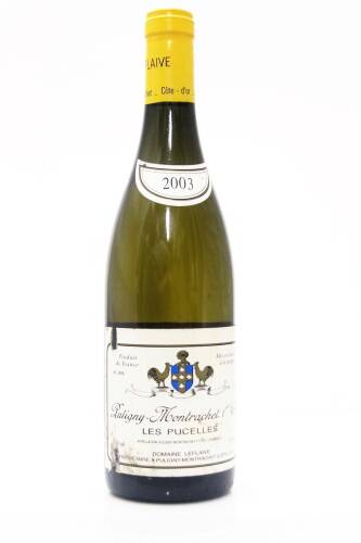(1) 2003 Domaine Leflavie 'Les Pucelles' Puligny Montrachet
