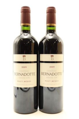 (2) 2009 Chateau Bernadotte, Haut-Medoc