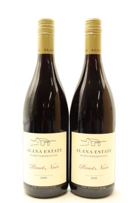 (2) 2008 Alana Estate Pinot Noir, Martinborough