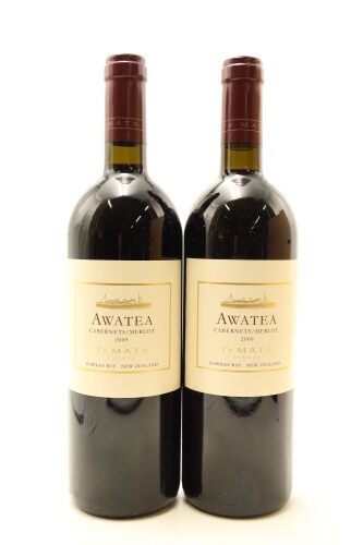 (2) 2009 Te Mata Estate Awatea Cabernets Merlot, Hawkes Bay [BC95]