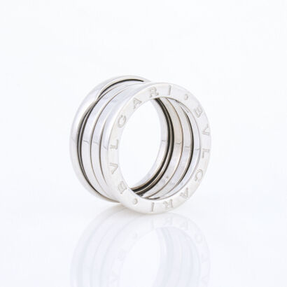 18ct White Gold, Bulgari B. Zero 1 Ring with Box