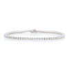 18ct White Gold, 3.12ct Diamond Tennis Bracelet