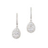 18ct White Gold, 1.47ct Diamond Drop Earrings