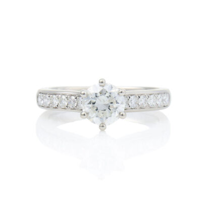 Platinum, 1.08ct Solitaire Diamond Ring