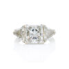 An Important, Modern, 4.34ct Princess/ 2.37ct Trilliant Cut Diamond Ring