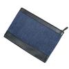 Balenciaga Blue Denim/Black Leather Clutch Bag - 2