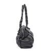Chanel Quilted Lady Braid Black Distressed Leather Bowler Bag - 3
