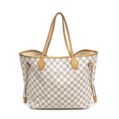 Louis Vuitton Damier Azur Neverfull MM Bag