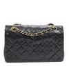 Chanel, Vintage, Classic Black Quilted Lambskin Double Flap Bag 23 - 5