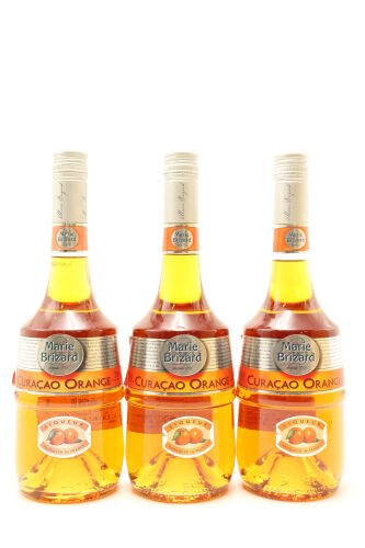 (3) Marie Brizard Curacao Orange Liqueur, France, 30% ABV 700ml