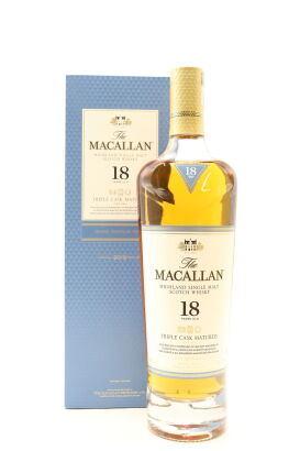 (1) The Macallan Triple Cask Matured 18 Year Old Single Malt Scotch Whisky, 43% ABV