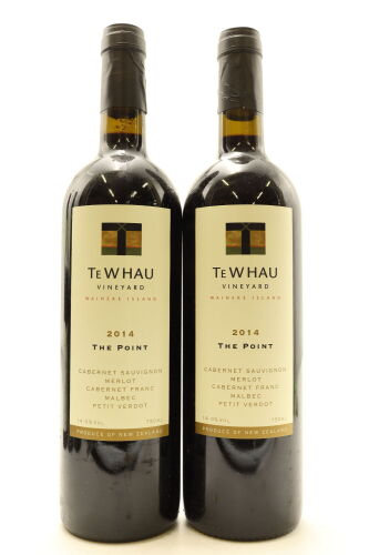 (2) 2014 Te Whau The Point Cabernet Merlot, Waiheke Island [BC95]