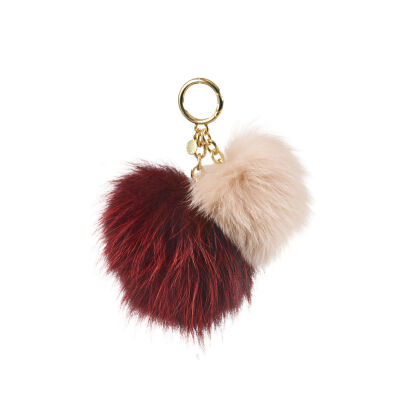 Michael Kors, 14cm Pompom Red/PinkCharm