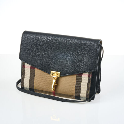 Burberry Macken Bag with Adjustable Leather Shoulder Strap