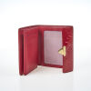 Louis Vuitton Red Vernis Compact Wallet with Box - 2