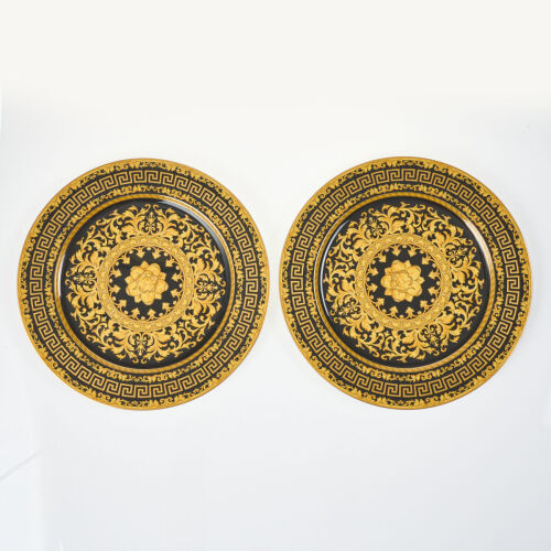 Versace Floralia Gold 31cm Service Plates by Rosenthal