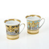 Two Versace Prestige Gala Mugs by Rosenthal