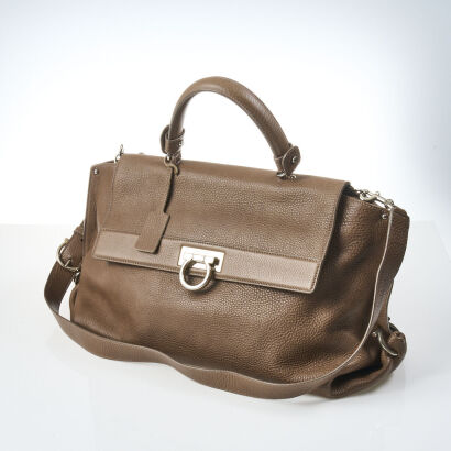 Salvatore Ferragamo Sofia Bag with Adjustable, Removable Leather Shoulder Strap
