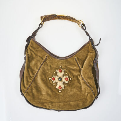 Yves Saint Laurent Velvet Mombasa Bag