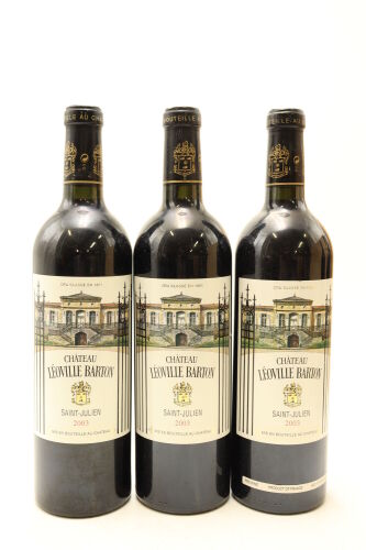 (3) 2003 Chateau Leoville Barton, Saint-Julien [JR17] [RP96]