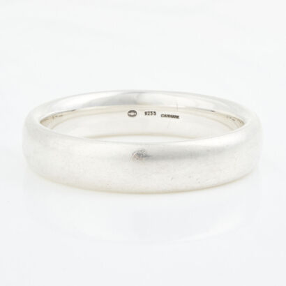 Sterling Silver, Georg Jensen Wide Bangle