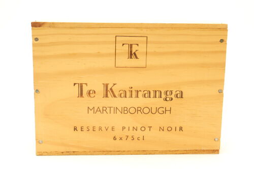 (6) 2001 Te Kairanga Estate Reserve Pinot Noir, Martinborough (OWC)